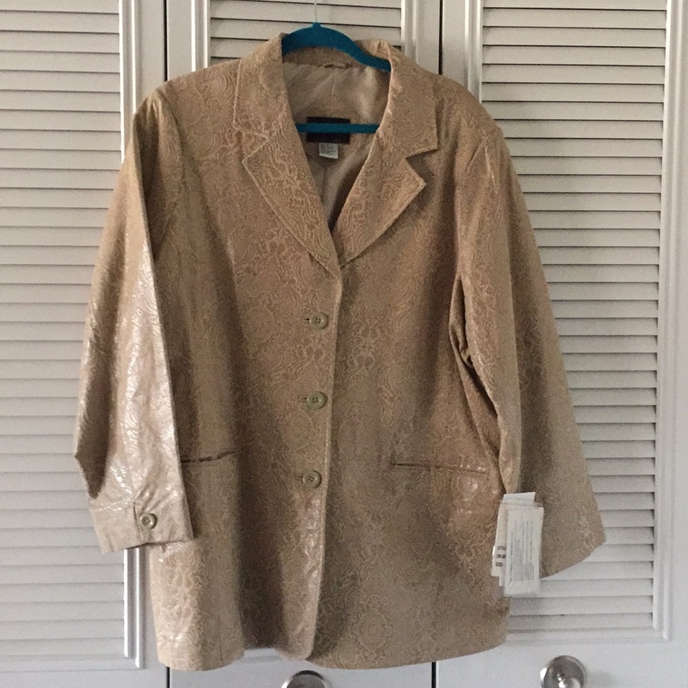 Leather Blazer
